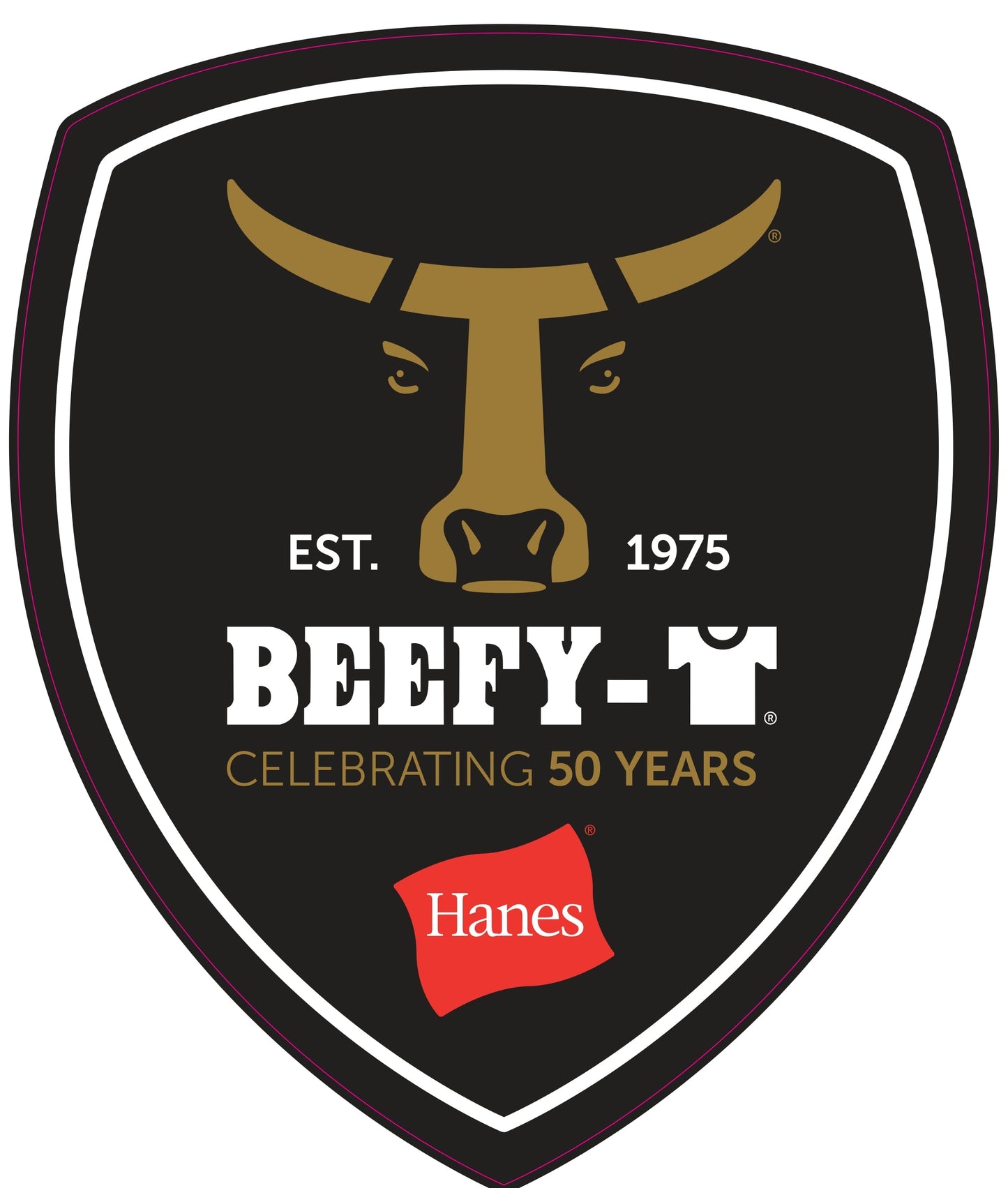 Beefy-T® 50th Anniversary Embossed Metal Sign