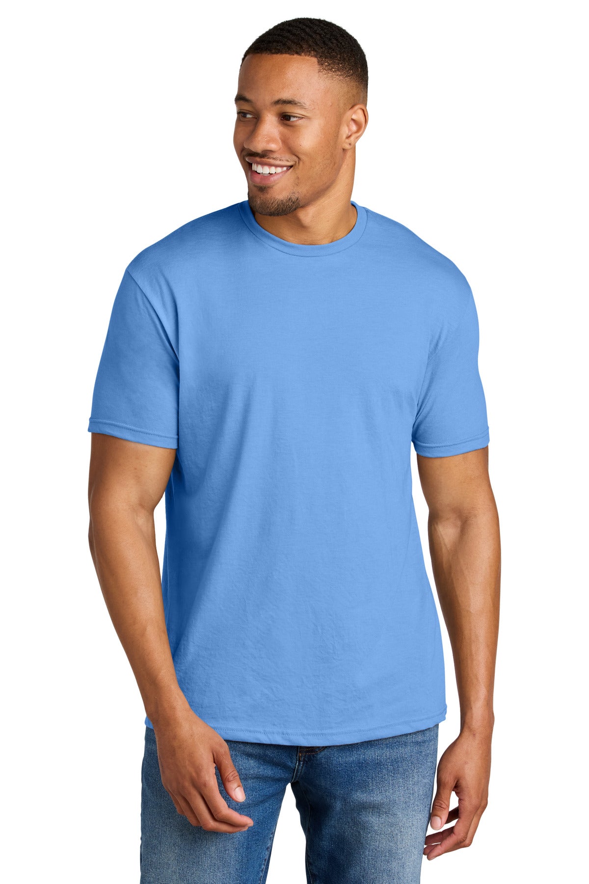 Gildan 64000CVC Softstyle CVC Tee — Carolina Blue