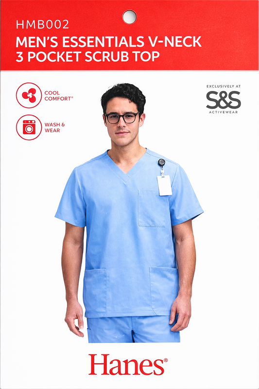 Hanes Scrubs Hangtags for the Full Line