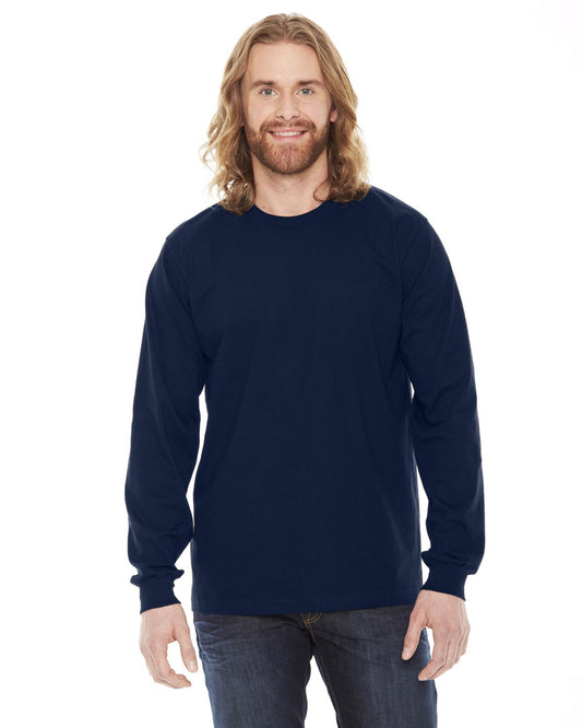 American Apparel 2007 Fine Jersey Long Sleeve — Navy